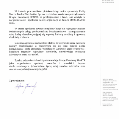 Rekomendacje Sparta