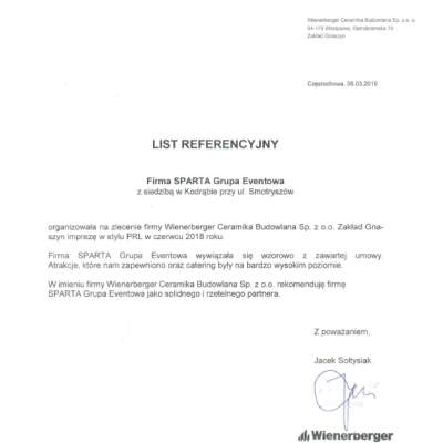 Wienerberger Referencje