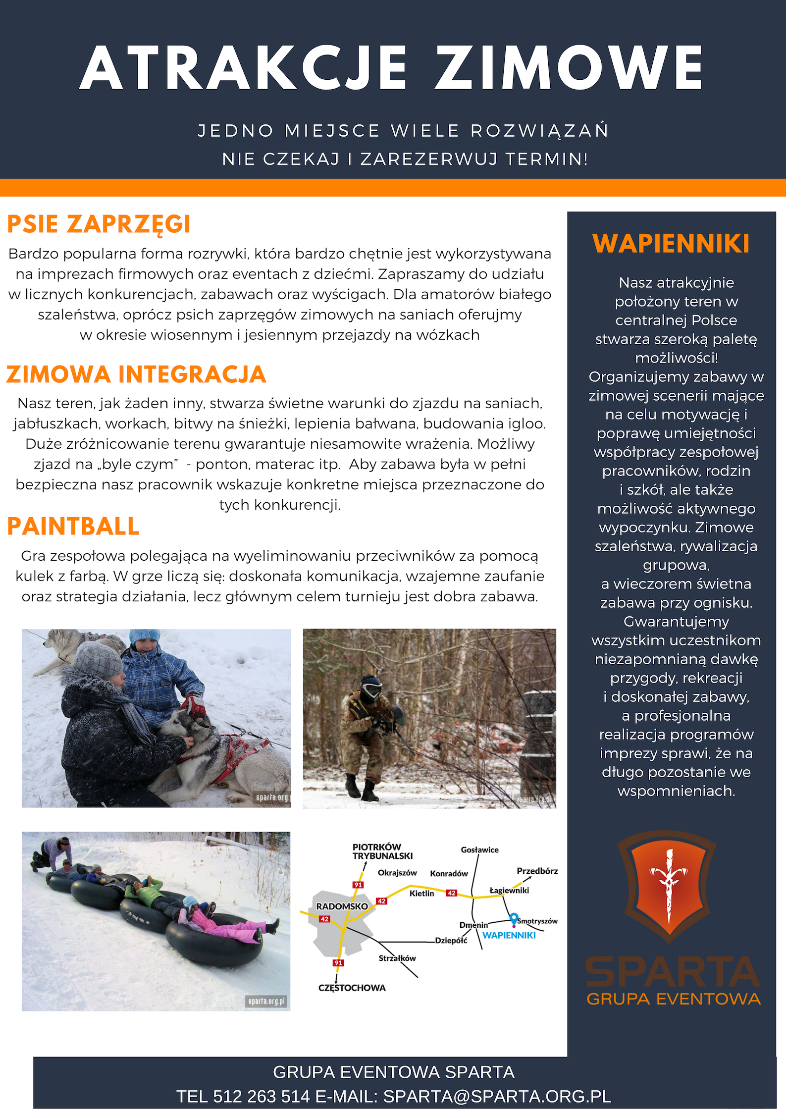 zimowe atrakcje dla szkol
