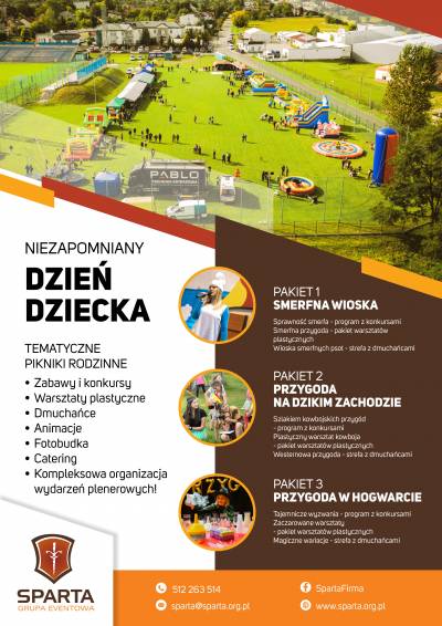 SPARTA DZIEŃ DZIECKA PLAKAT