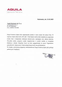 aquila referencje