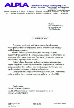 referencje alpla