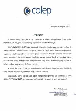 referencje colep