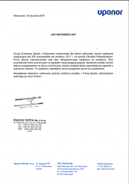 sparta referencje uponor